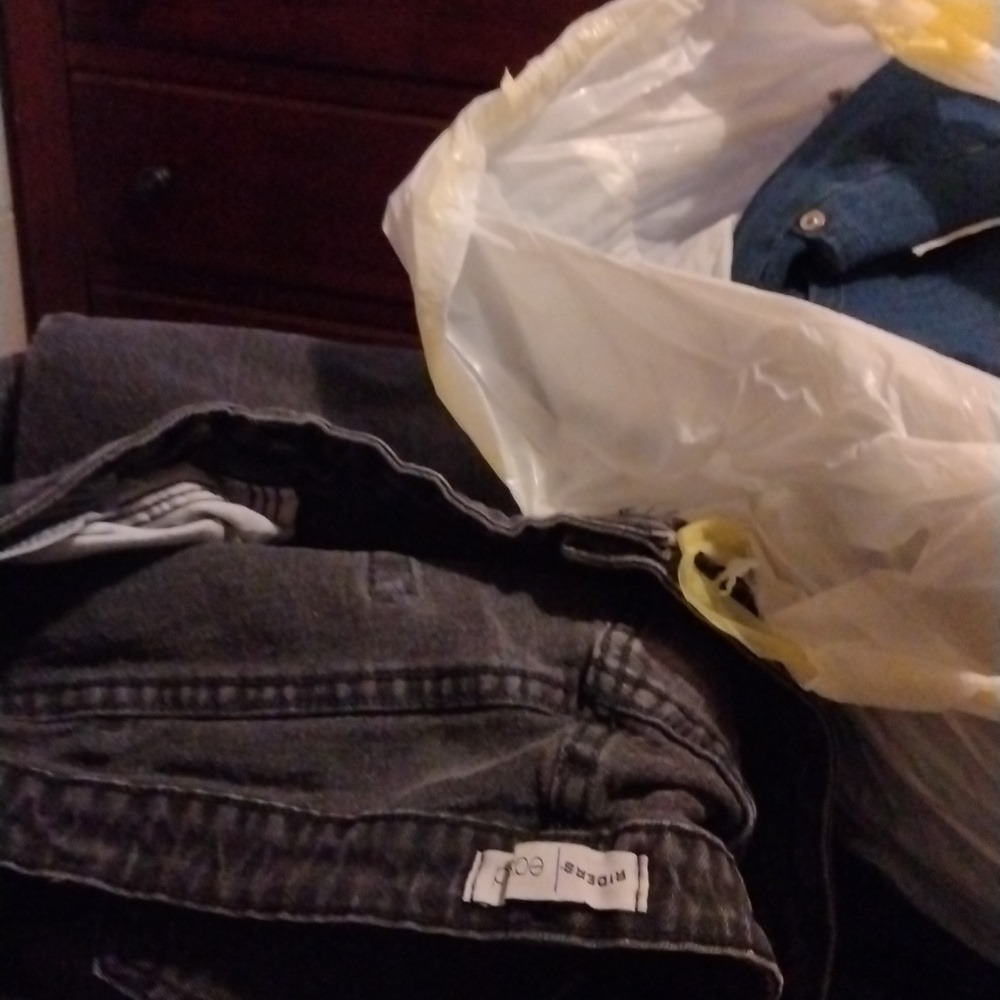 Bag full of jeans